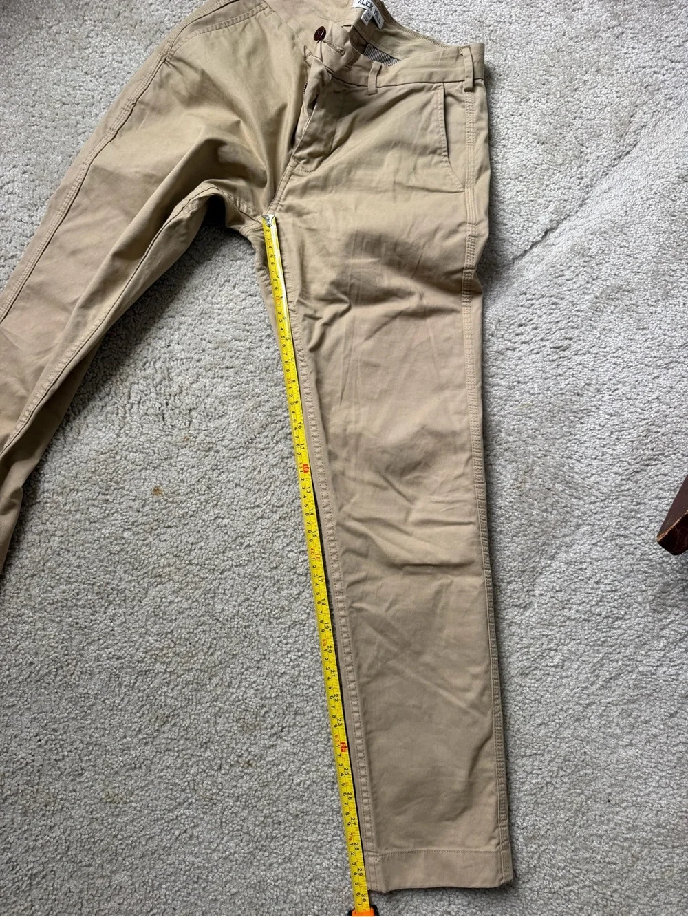 Alex Mill 29x30 slim fit khaki pants